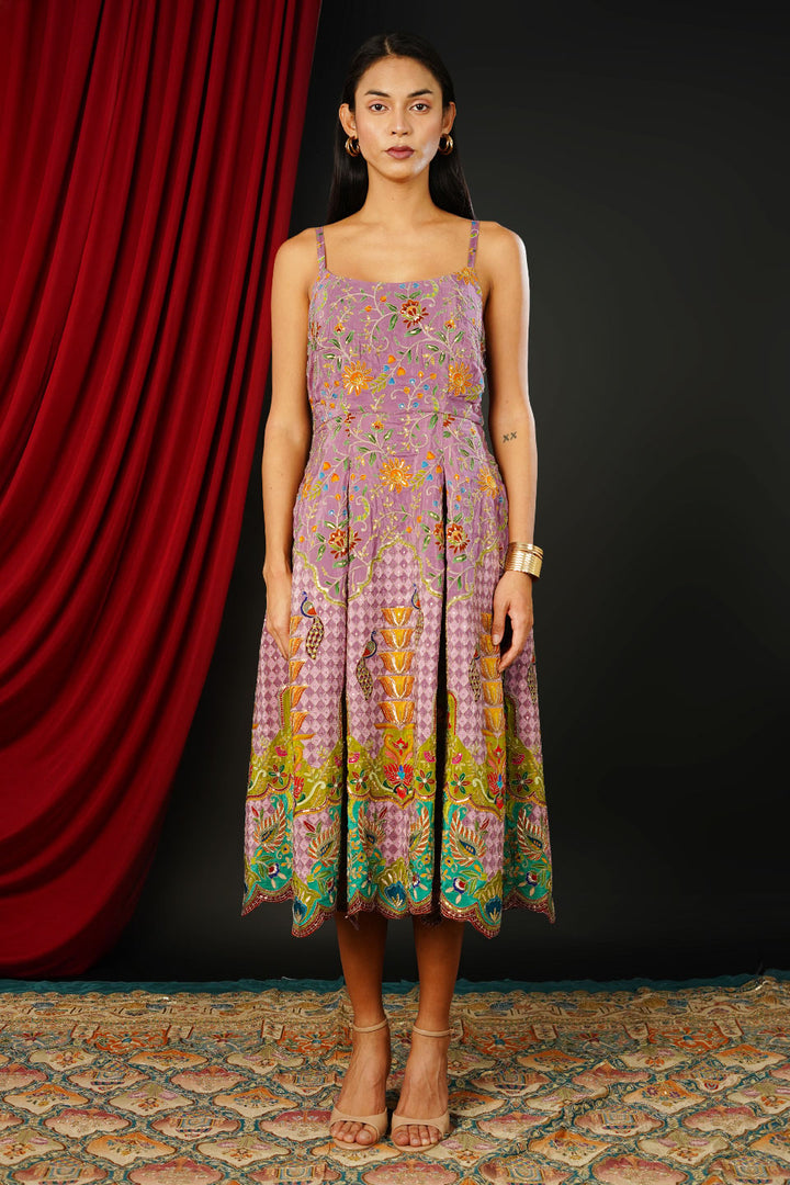 Brocade Lavender Dress