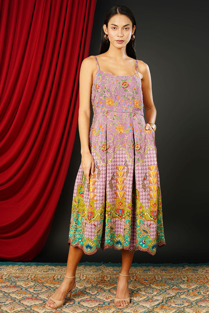 Brocade Lavender Dress