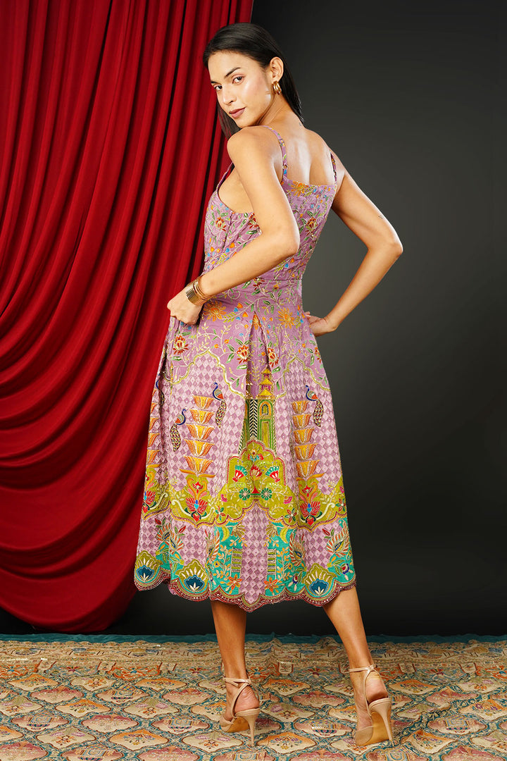 Brocade Lavender Dress